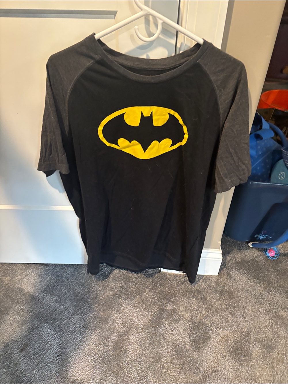Batman Black and Yellow Short Sleeve Tee